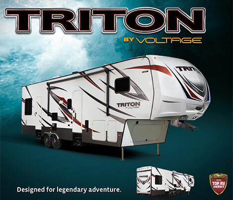 The Adventure Begins With Your Triton Fifth Wheel Toy Hauler By Voltage