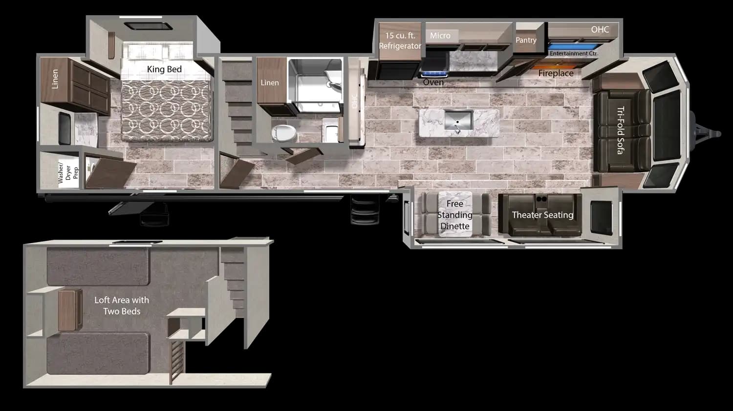390 Loft Floorplan